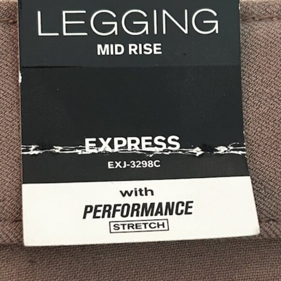 NWT Express Skinny Mid Rise Body Shaping Leggings With Performance Stretch - Picture 2 of 14